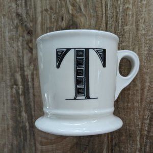T initial mug